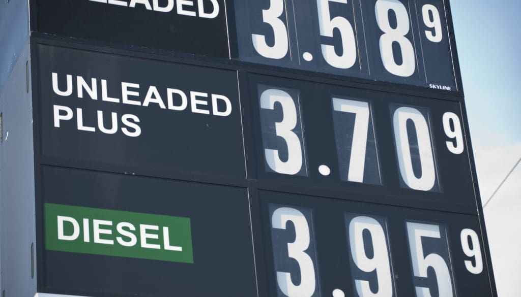 Gasoline and Diesel Prices Drop