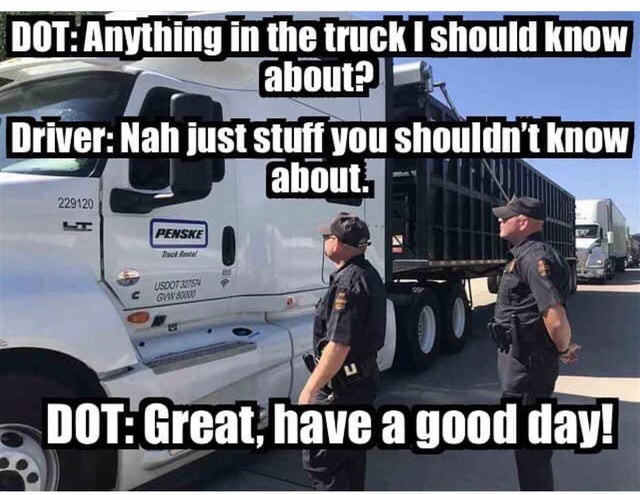 Truck Memes - DOT Stop